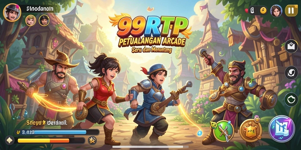 Screenshot gameplay 99RTP menampilkan aksi seru dalam permainan Arcade.