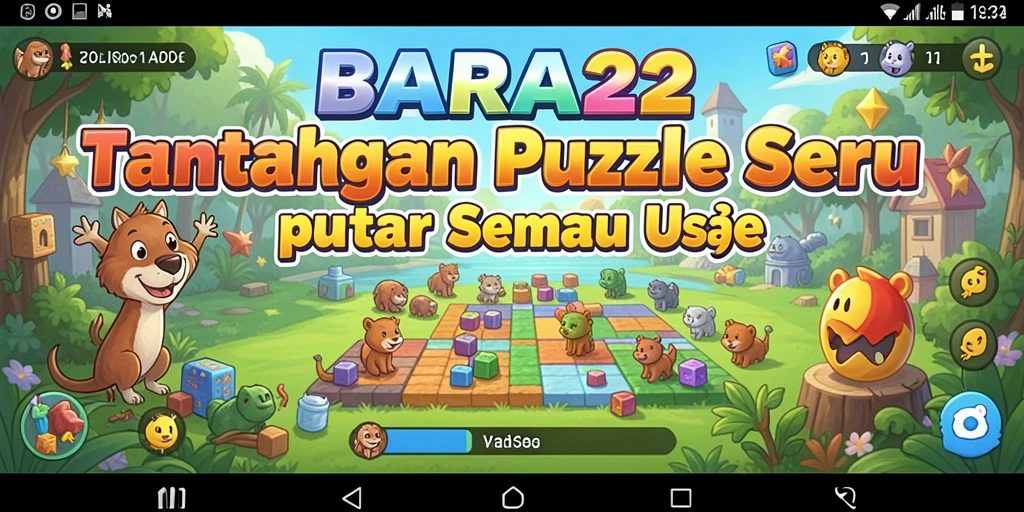 Tampilan gameplay BARA22 yang menarik dan menantang.