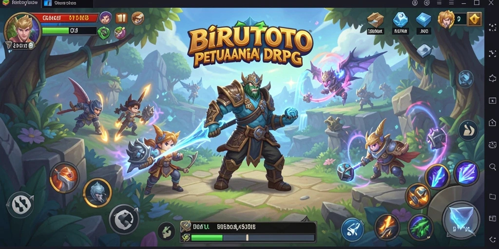 Tampilan gameplay BIRUTOTO yang seru dan menantang.