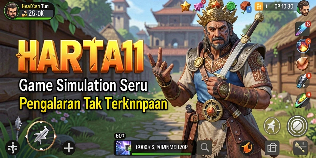 Tampilan gameplay HARTA11 yang menakjubkan dan interaktif.