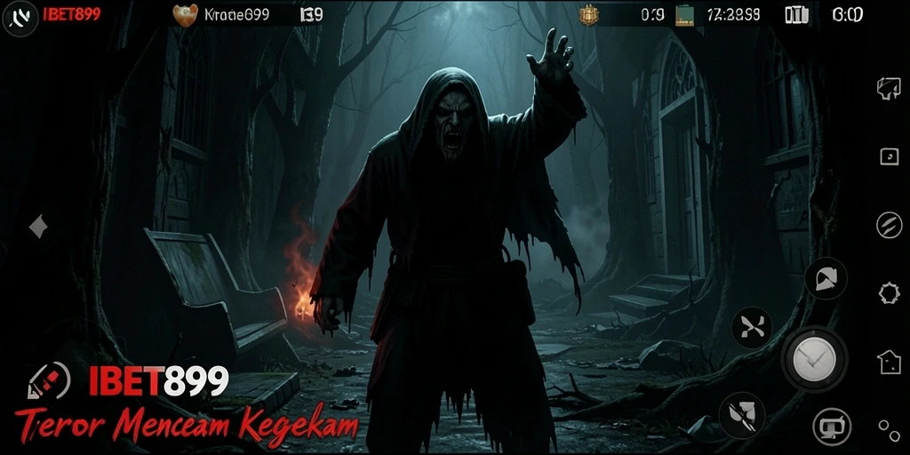 Tampilan menyeramkan dari gameplay IBET899 yang penuh ketegangan.