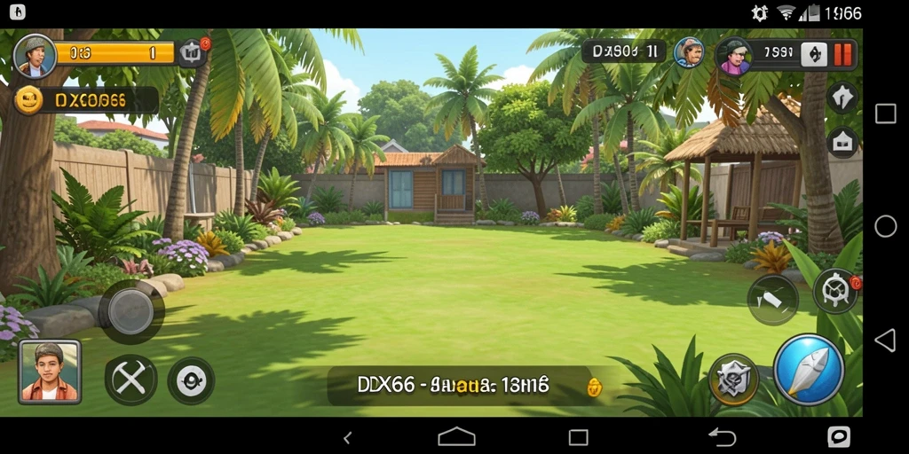 Tampilan gameplay dari IDX66 yang penuh warna dan menyenangkan.