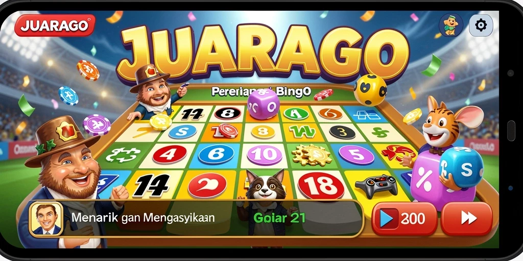 Tampilan gameplay JUARAGO yang seru dan menyenangkan.