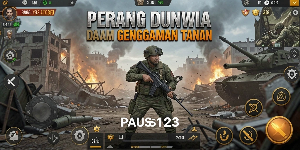 Tampilan aksi seru dalam PAUS123 dengan grafis menakjubkan.
