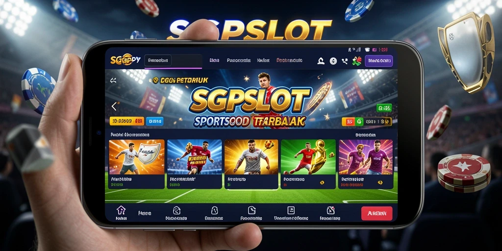 Tampilan gameplay Sportsbook SGPSLOT yang menampilkan pertandingan langsung.