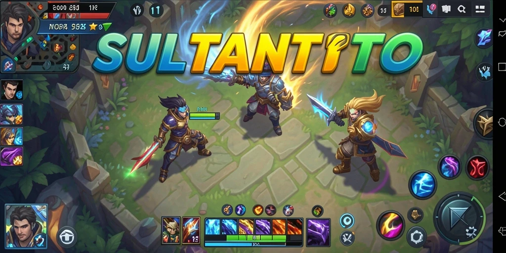 Screenshot gameplay yang menampilkan aksi seru di SULTANTOTO.